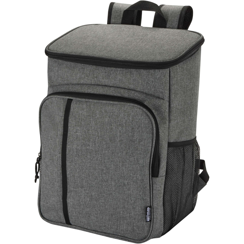 Logotrade promotional giveaway picture of: Tundra GRS recycled picnic cooler backpack with cutlery set 20L