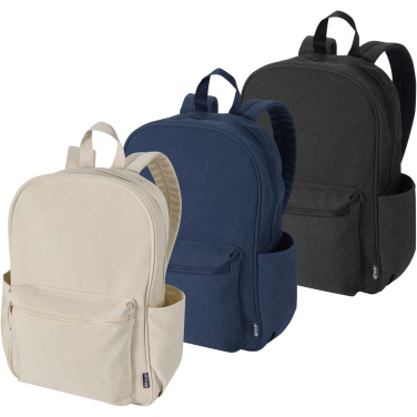 Logo trade promotional products picture of: Recanvas 15.6” GRS recycled city backpack 16L