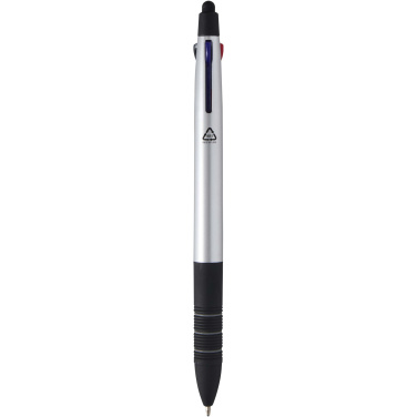 Logotrade advertising product image of: Trine 3-ink RCS recycled ballpoint pen with stylus