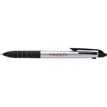 Logotrade promotional giveaway image of: Trine 3-ink RCS recycled ballpoint pen with stylus