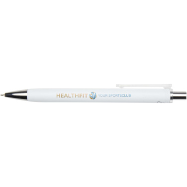 Logo trade business gifts image of: Feld RCS recycled ballpoint pen with metallic finish (black ink)