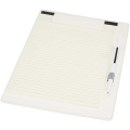 Clast A4 clipboard with magnetic closure and RCS recycled ballpoint pen (black ink), White