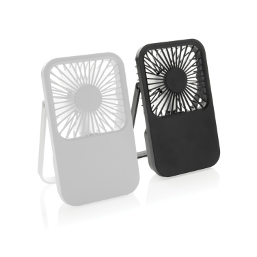 Logo trade promotional giveaway photo of: Aervina RCS recycled plastic re-chargeable desk fan