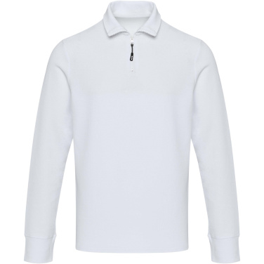 Logo trade promotional giveaways image of: Zeus long sleeve unisex half zip polo