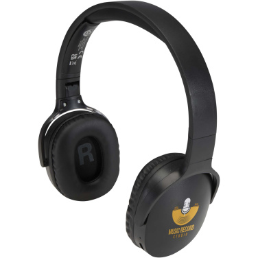 Logo trade corporate gifts picture of: Ancha recycled plastic over-ear wireless Bluetooth® headset