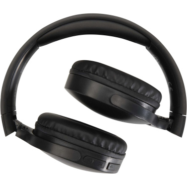 Logo trade corporate gifts picture of: Ancha recycled plastic over-ear wireless Bluetooth® headset