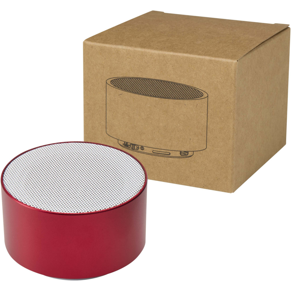 Logo trade promotional product photo of: Ankaa 3W recycled aluminium wireless Bluetooth® speaker