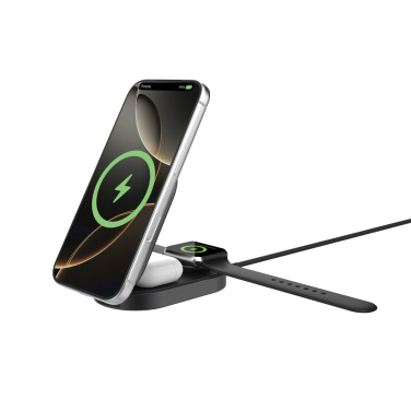 Logo trade advertising products image of: Quantum ultra-fast 3-in-1 25W Foldable Wireless Charger