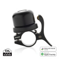 Bike finder Dual RCS bike bell with worldwide locating, black