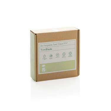 Logo trade promotional giveaways picture of: TrimBlade re-chargeable Travel Shaver IPX7