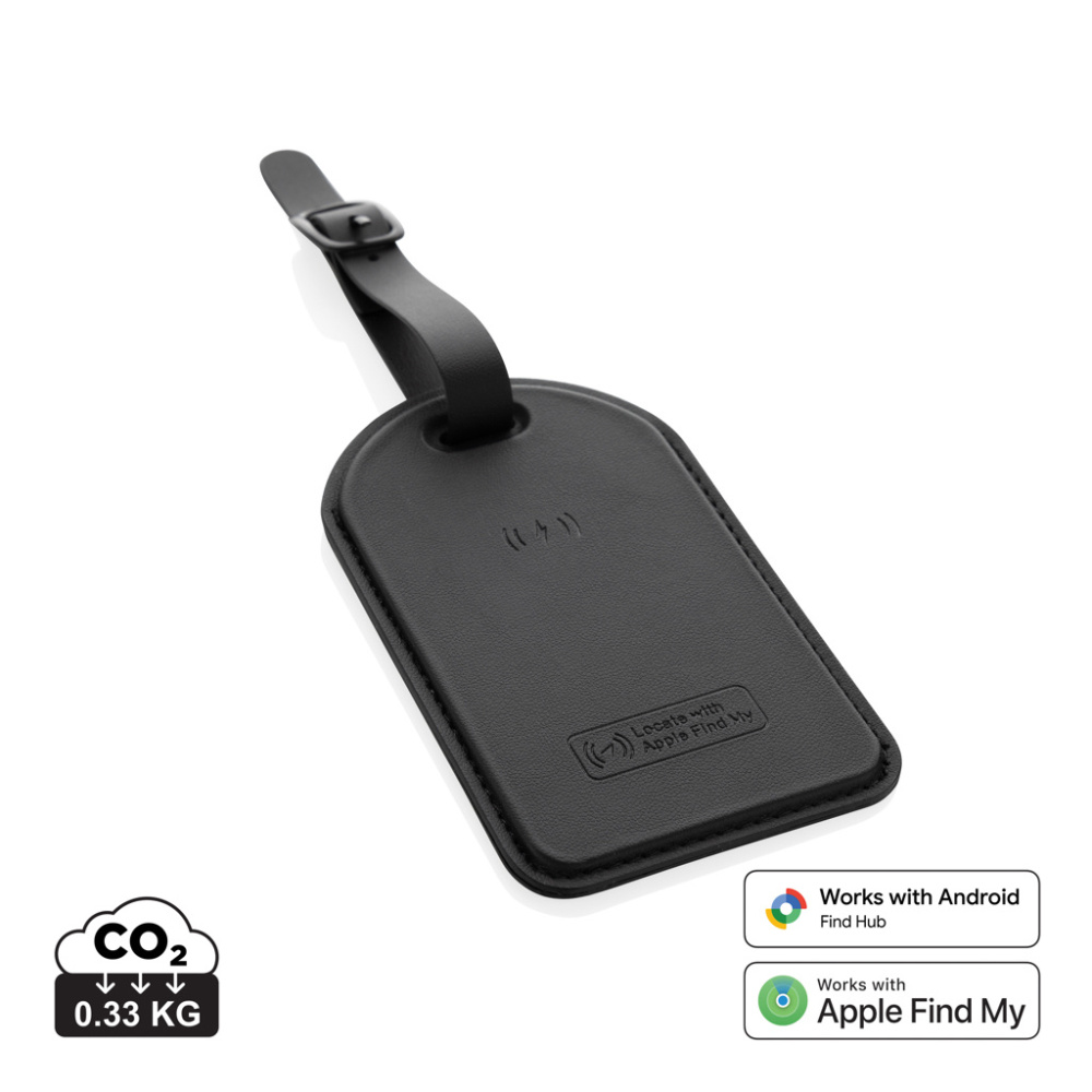 Logotrade business gift image of: Globefind Dual RCS luggage tag with worldwide locating
