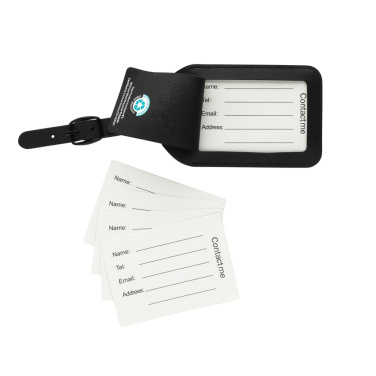 Logo trade advertising product photo of: Globefind Dual RCS luggage tag with worldwide locating