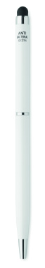 Logo trade promotional giveaways picture of: Stylus antibacterial pen