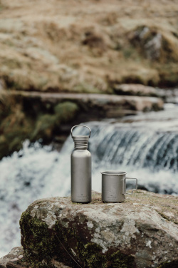 Logotrade promotional gifts photo of: Nordic Drift Trail Ultra Light Titanium 600ml Water Bottle