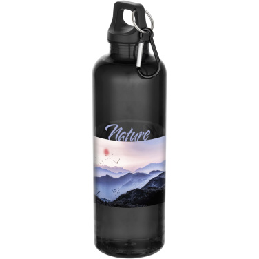 Logotrade advertising product image of: Oregon 750 ml RCS recycled plastic water bottle with carabiner