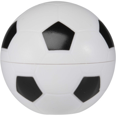 Logotrade corporate gift picture of: Zuri football-shaped vanilla lip balm with SPF 15