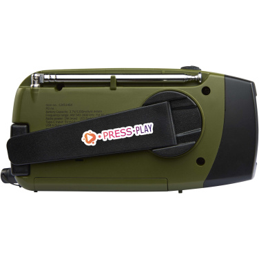 Logotrade advertising product picture of: Avior RCS recycled plastic emergency radio