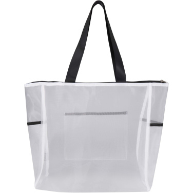 Logo trade promotional merchandise photo of: Mesh GRS recycled tote bag 23L