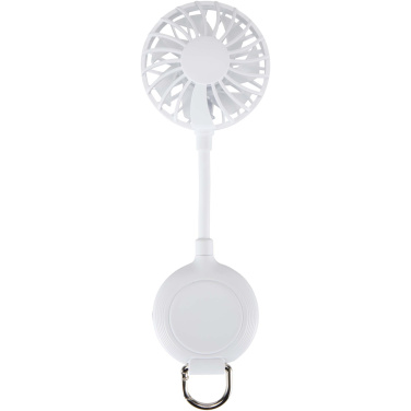 Logo trade promotional item photo of: Ventio recycled plastic magnetic portable fan