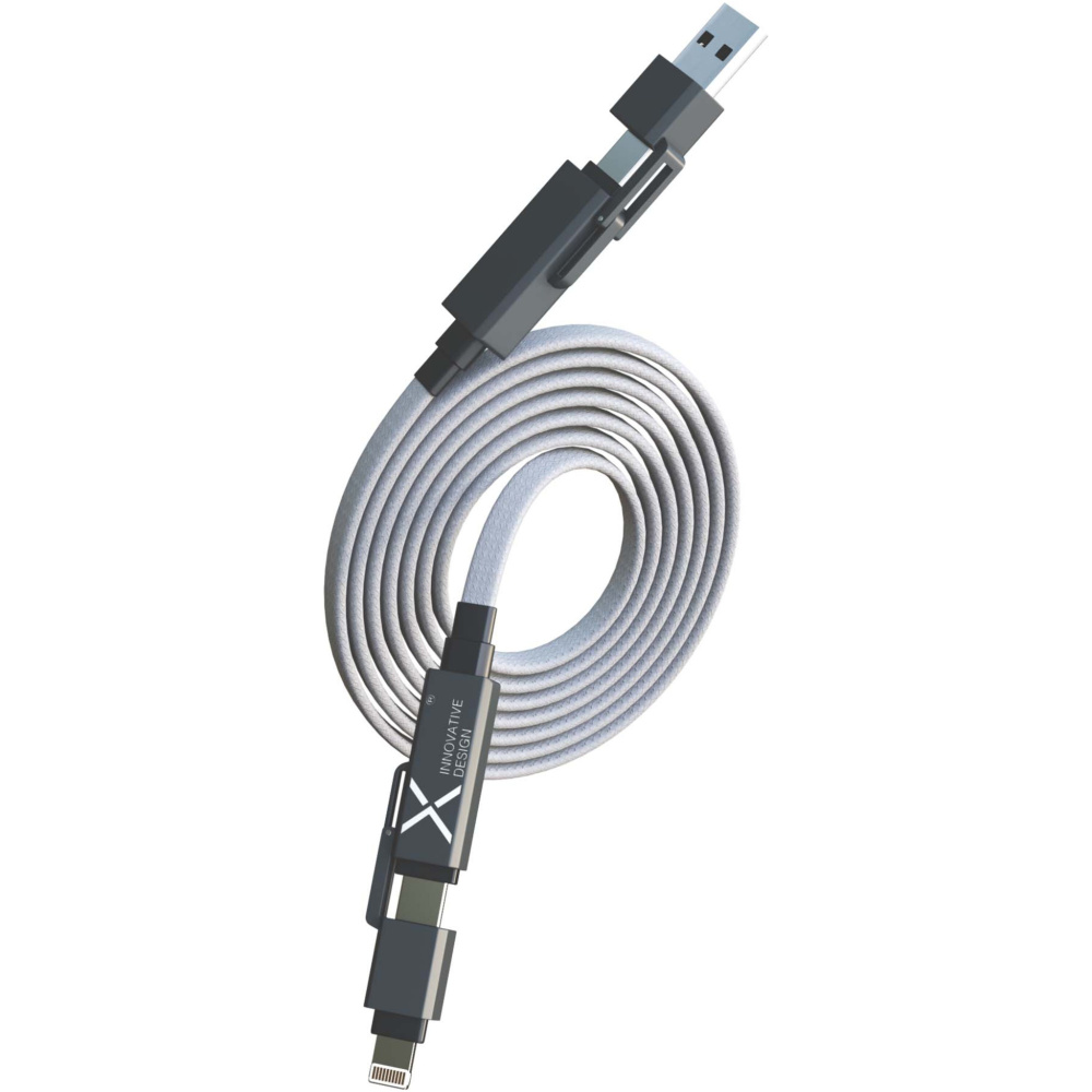 Logo trade business gifts image of: SCX.design C58 60W magnetic flat charging cable