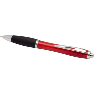 Logo trade promotional giveaways image of: Nash RCS plastic ballpoint pen