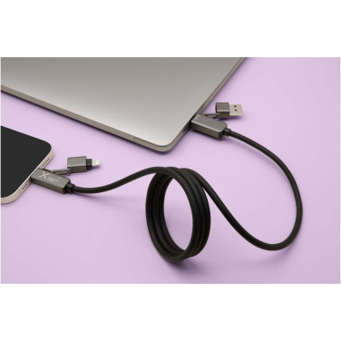 Logo trade corporate gifts image of: SCX.design C59 100W magnetic silicone charging cable