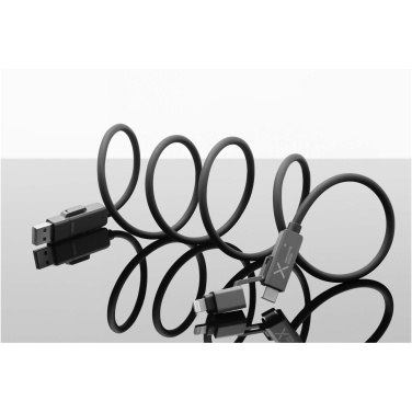 Logo trade promotional gift photo of: SCX.design C59 100W magnetic silicone charging cable