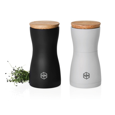 Logo trade promotional merchandise picture of: AdHoc Twin Salt and pepper mill set