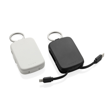 Logo trade promotional gift photo of: Nexo RCS keychain 2000 mah powerbank with integrated cables