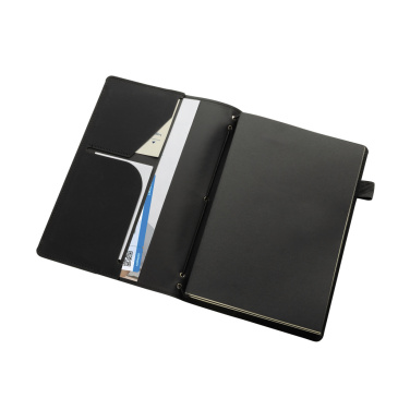 Logo trade promotional giveaways picture of: Daily Notes Binder 3 in 1 refillable PU notebook