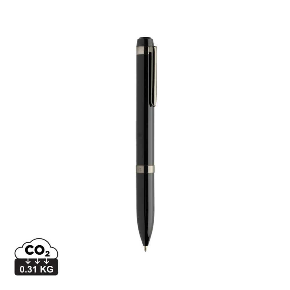 Logotrade corporate gifts photo of: Swiss peak OSLO recycled stainless steel deluxe pen