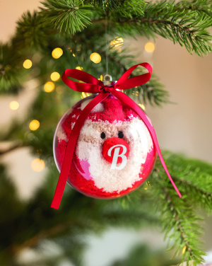 Logotrade corporate gift picture of: Santa socks in bauble ornament