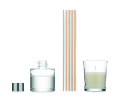 Logotrade promotional item picture of: Vanilla diffuser & candle set