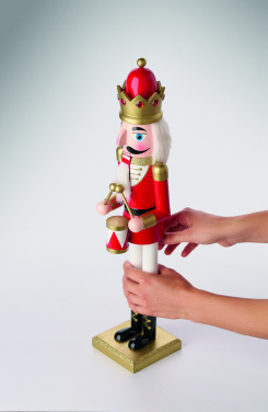 Logo trade advertising product photo of: Large wooden nutcracker