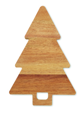 Logotrade promotional gift picture of: Acacia serving board Xmas tree