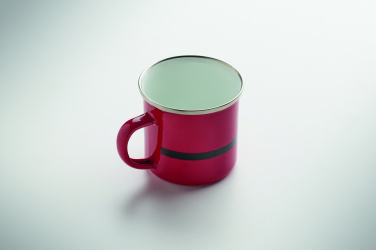 Logo trade promotional item photo of: Santa enamel vintage mug 300ml