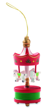 Logotrade promotional merchandise picture of: Wooden carousel ornament