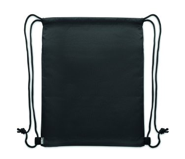 Logotrade promotional gift image of: Drawstring bag in 600D RPET