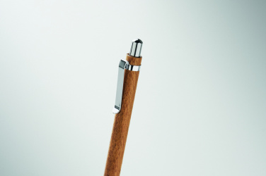 Logotrade promotional giveaway image of: Acacia wood ball pen