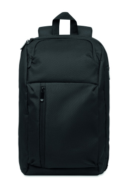 Logotrade promotional gift picture of: 15" RPET laptop backpack 15L