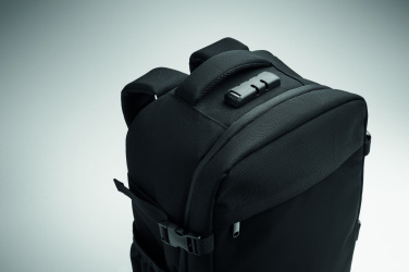 Logotrade promotional products photo of: 15" RPET backpack lock 20L