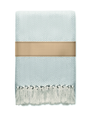 Logo trade promotional merchandise photo of: Recycled polycotton blanket