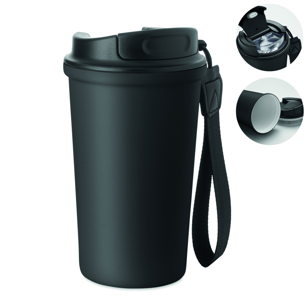 Logotrade promotional product picture of: Recycled steel tumbler 400ml