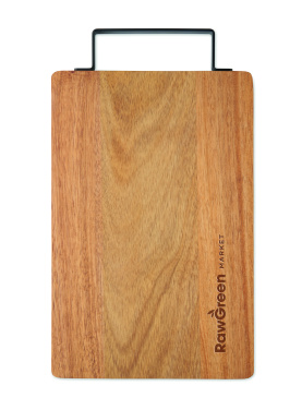Logotrade promotional item picture of: Acacia board with steel handle