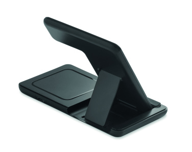 Logotrade promotional item image of: Foldable 3-in-1 charger 15W