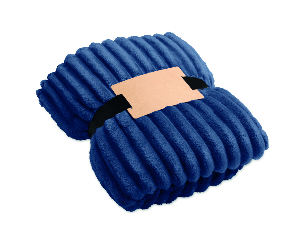 Logotrade promotional merchandise image of: RPET fleece striped blanket
