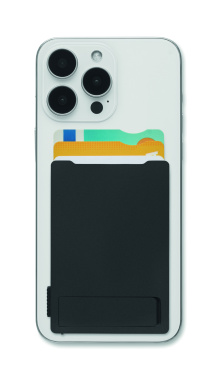 Logo trade advertising products image of: Magnetic cardholder & stand