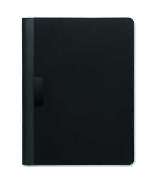 Logo trade promotional merchandise image of: A4 portfolio with notepad