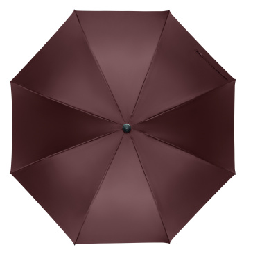 Logo trade promotional gifts image of: 27" auto umbrella wood handle
