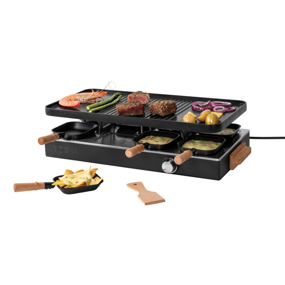 Logo trade promotional products image of: BOSKA Raclette Gourmet Party, 8 Person (EU Type F)